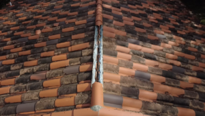 Missing, damaged roof tioes