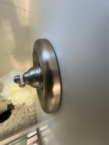 Unsealed shower fixture