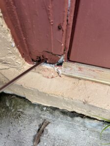 Moisture damaged exterior trim